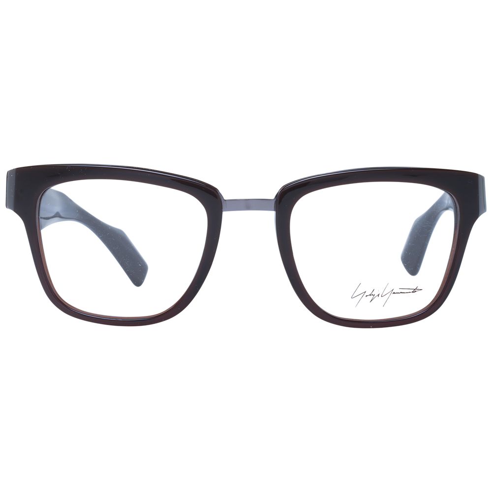 Yohji Yamamoto Braune optische Unisex-Rahmen