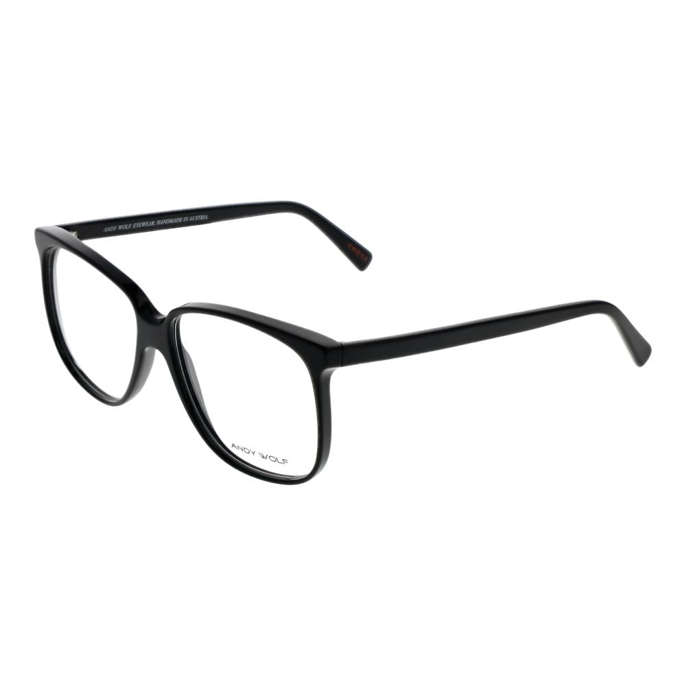 Montures de lunettes de vue unicolores noires pour homme et femme de Andy Wolf