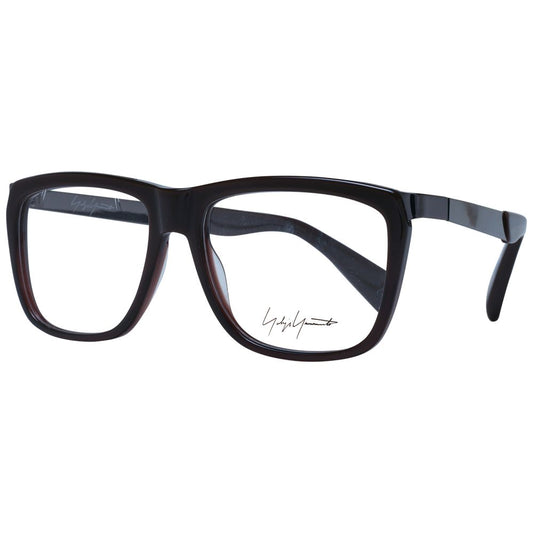 Yohji Yamamoto Braune optische Unisex-Rahmen