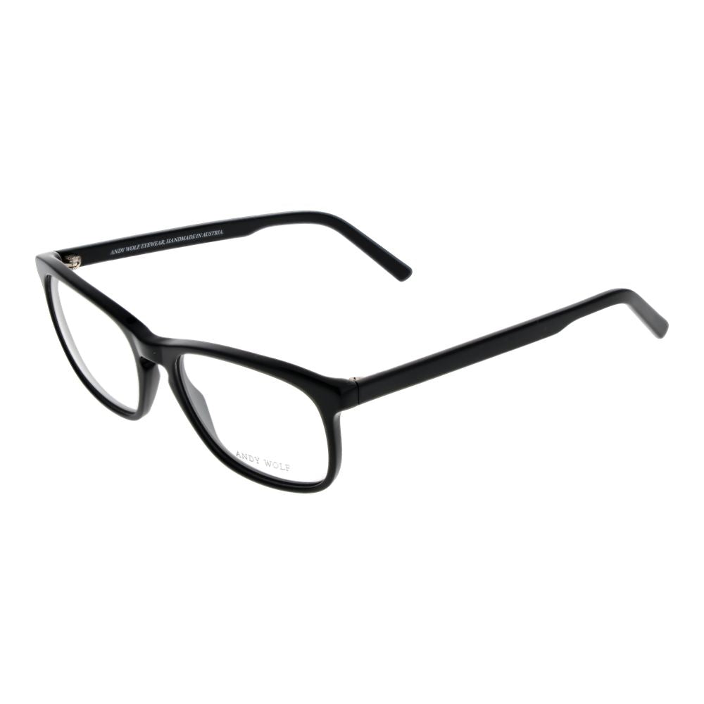 Montures de lunettes de vue unicolores noires pour homme et femme de Andy Wolf