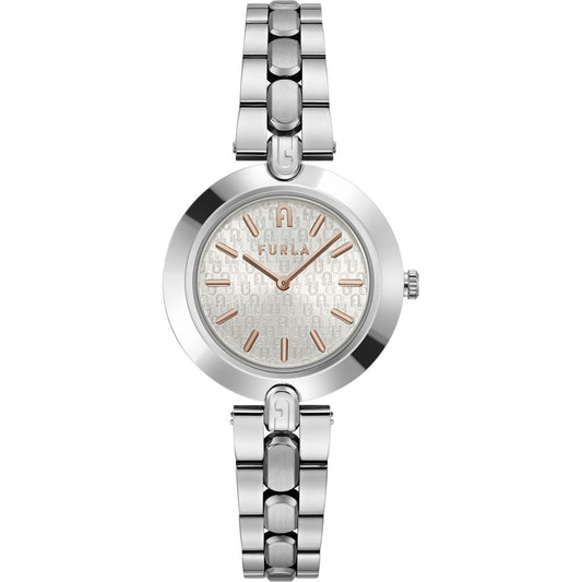 Furla Graue Edelstahluhr