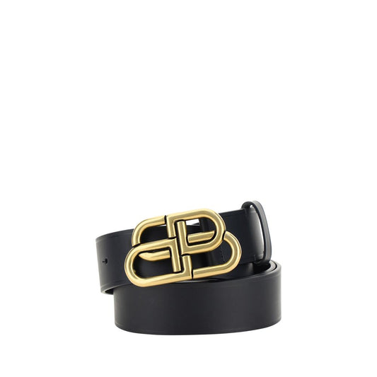 Ceinture en cuir avec logo Balenciaga