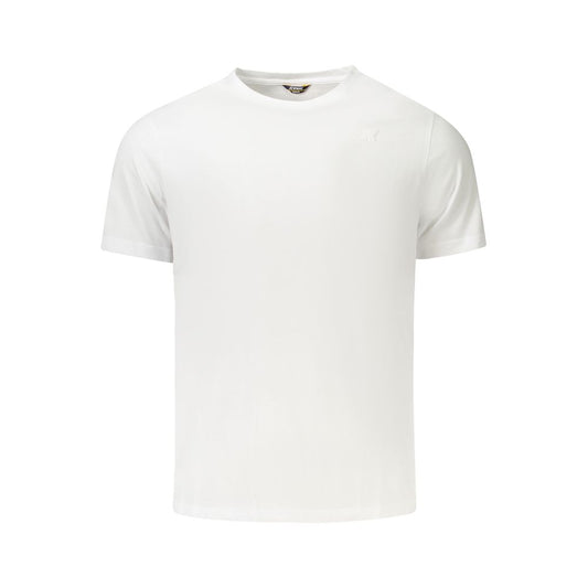 T-shirt K-WAY en coton blanc pour homme