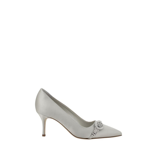 Escarpins en satin Asapump de Manolo Blahnik