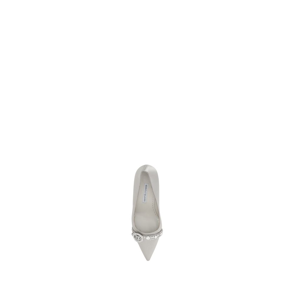 Escarpins en satin Asapump de Manolo Blahnik