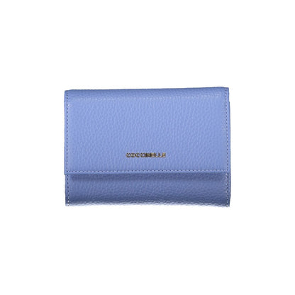Coccinelle Blaue Lederbrieftasche