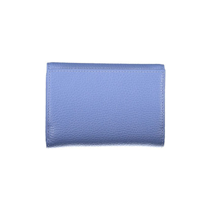 Coccinelle Blaue Lederbrieftasche
