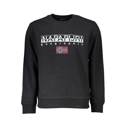 Pull en coton noir Napapijri