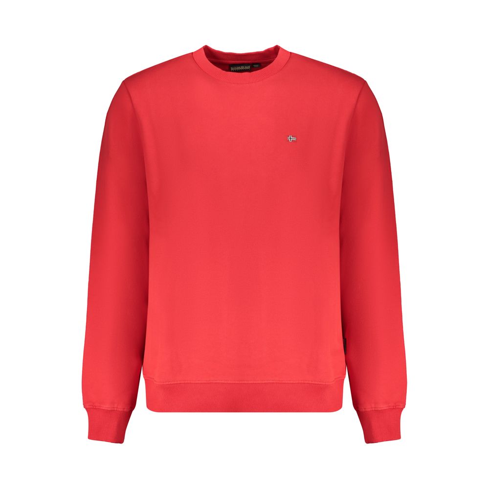 Napapijri Roter Baumwollpullover