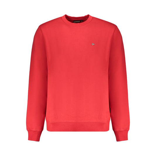 Napapijri Roter Baumwollpullover