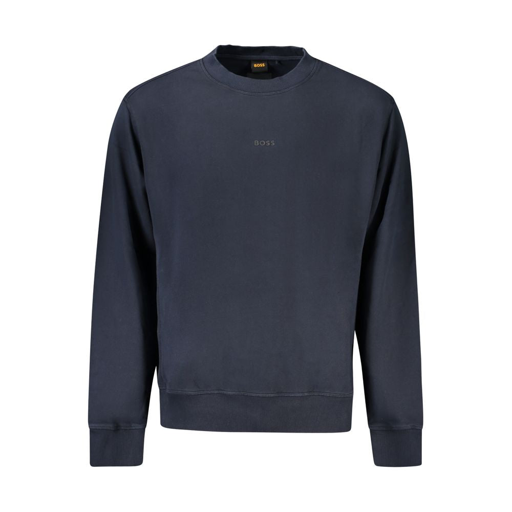 Pull en coton bleu Hugo Boss
