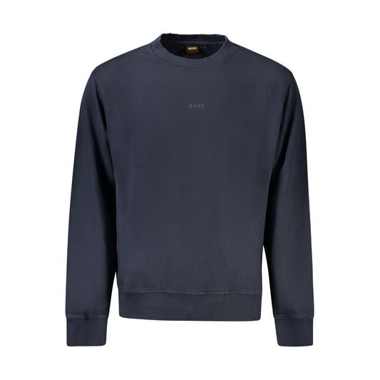 Hugo Boss Blauer Baumwollpullover