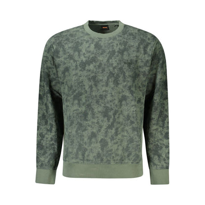Pull en coton vert Hugo Boss