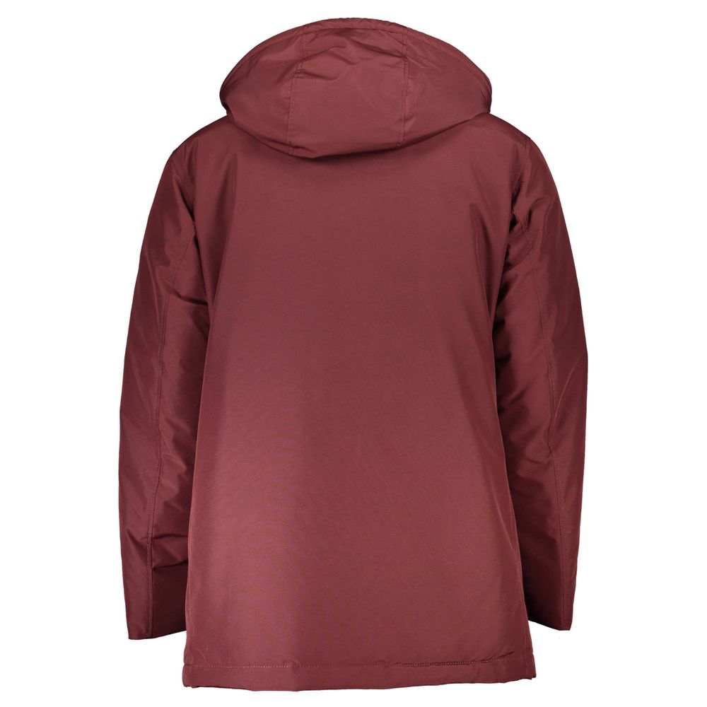Veste rouge en polyester pour homme