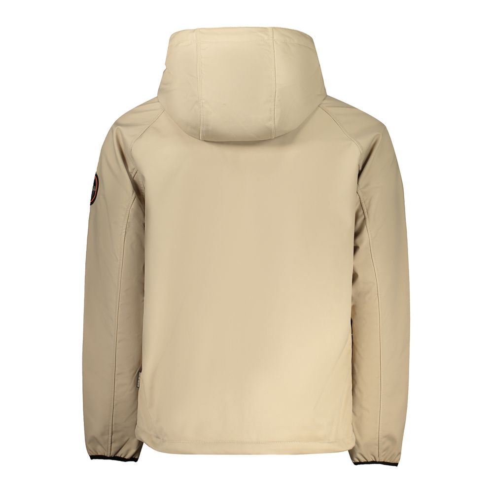 Veste homme en polyester recyclé beige