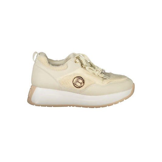 Laura Biagiotti Beige Polyethylen-Sneaker