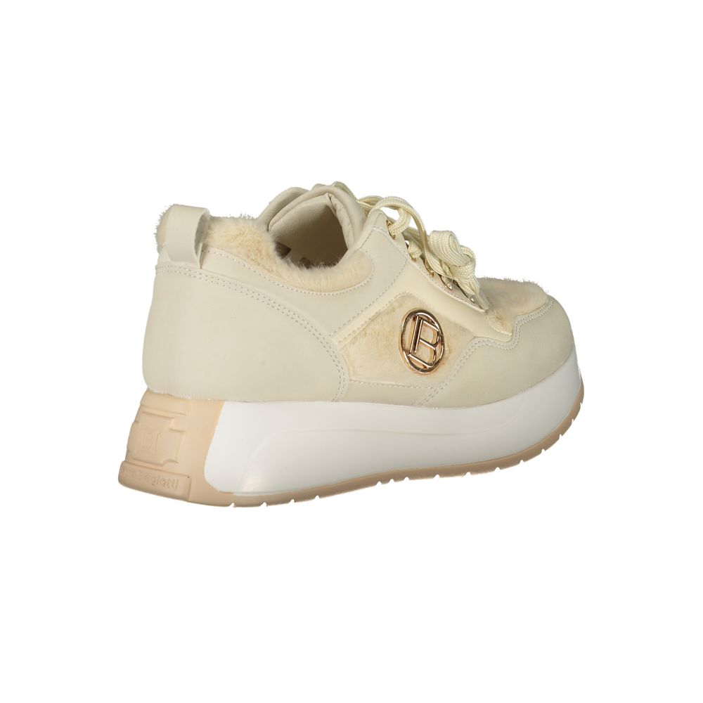 Laura Biagiotti Beige Polyethylen-Sneaker