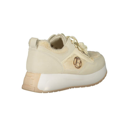 Laura Biagiotti Beige Polyethylen-Sneaker