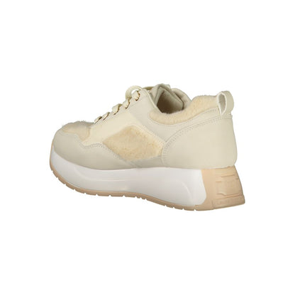 Laura Biagiotti Beige Polyethylen-Sneaker