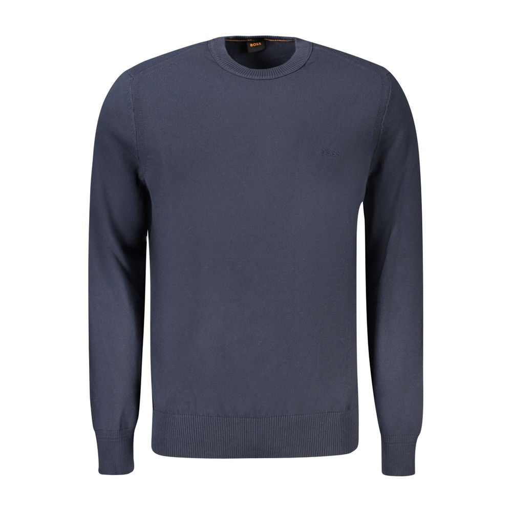 Pull en coton bleu Hugo Boss