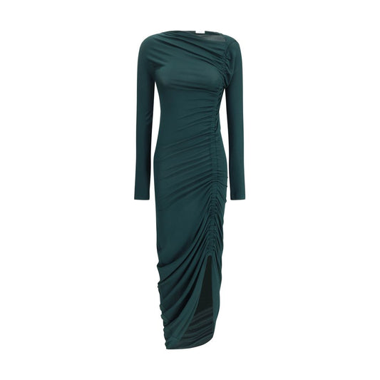 Robe midi drapée