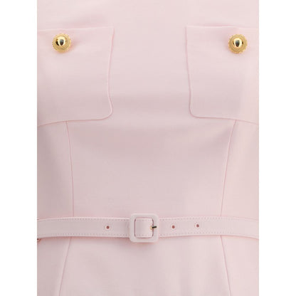 Robe longue en taffetas Self-Portrait