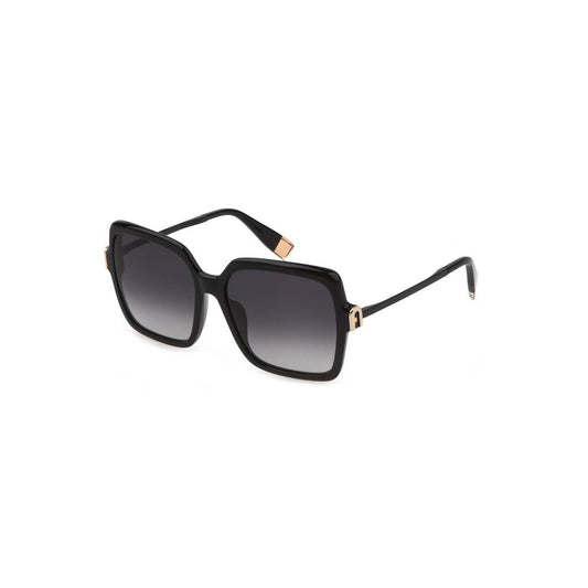 Lunettes de soleil Furla en acétate noir pour femme
