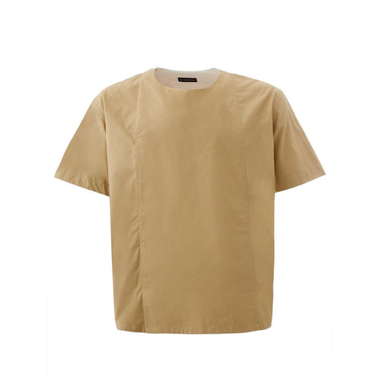 Pull en coton marron Emporio Armani