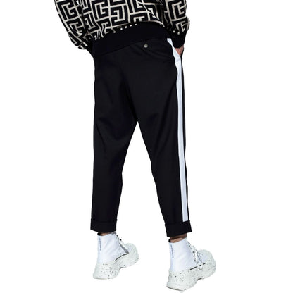 Jean et pantalon en coton noir Balmain