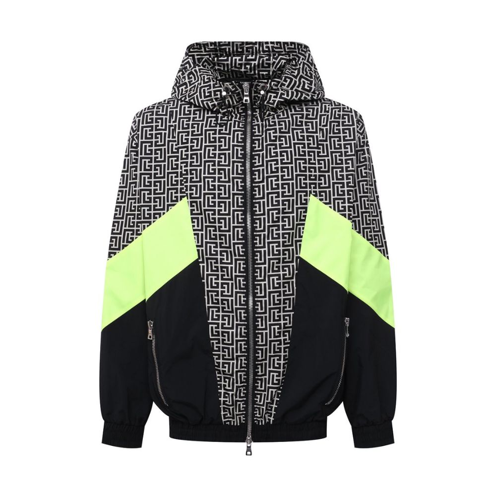 Veste en nylon multicolore