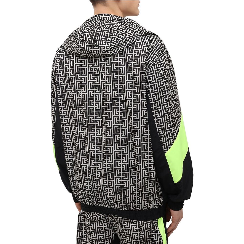 Veste en nylon multicolore
