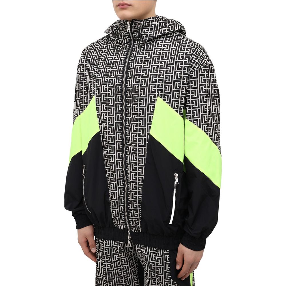 Veste en nylon multicolore