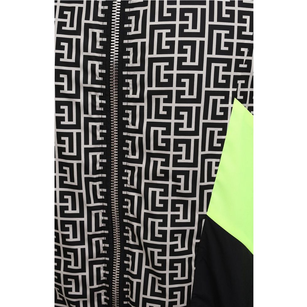 Veste en nylon multicolore