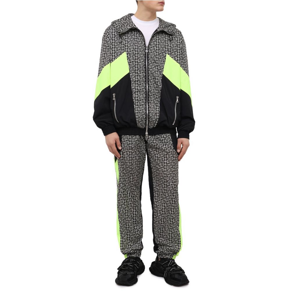 Veste en nylon multicolore