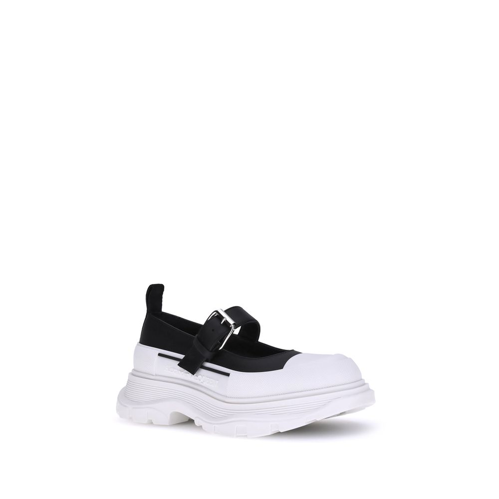Alexander McQueen Sneakers aus Leder und Gummi
