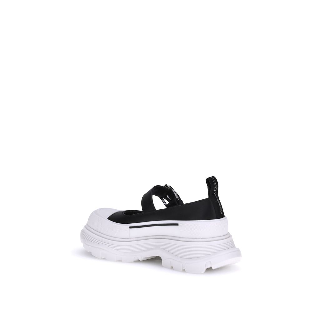 Alexander McQueen Sneakers aus Leder und Gummi