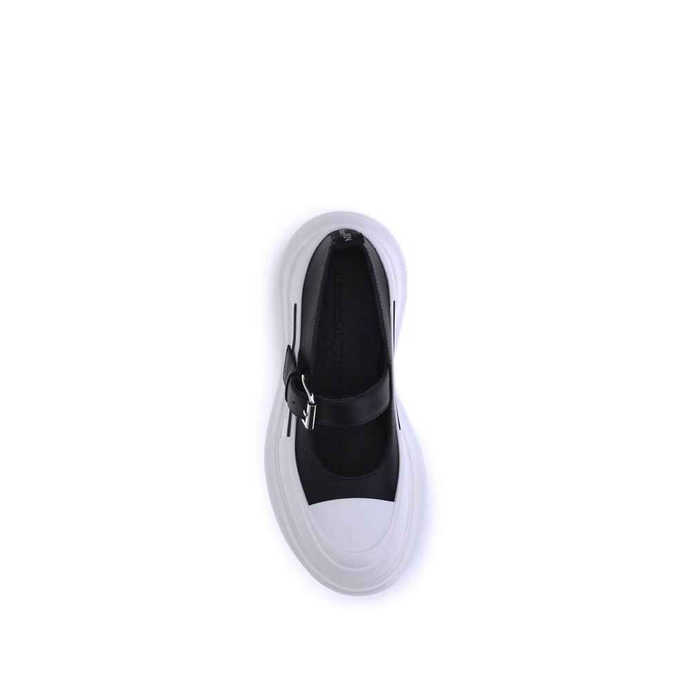 Alexander McQueen Sneakers aus Leder und Gummi