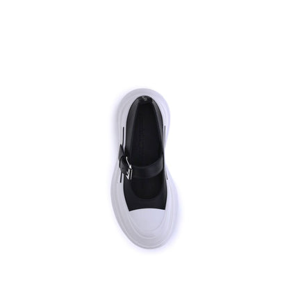 Alexander McQueen Sneakers aus Leder und Gummi
