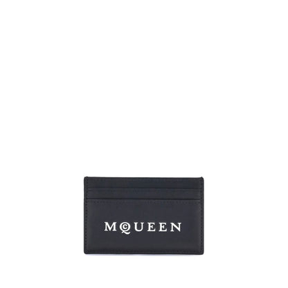 Kartenetui mit Logo von Alexander McQueen