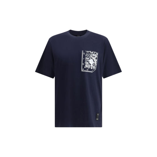 Fendi T-Shirt mit Bandana-Print-Tasche