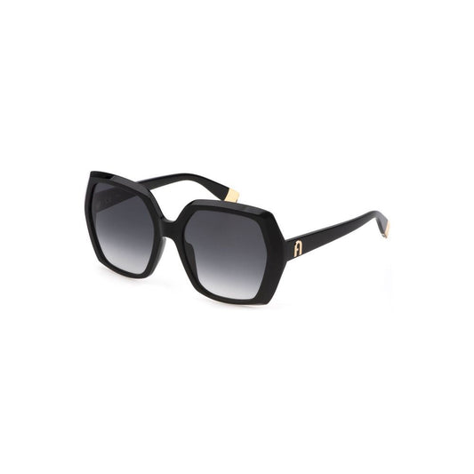 Lunettes de soleil Furla en acétate noir pour femme