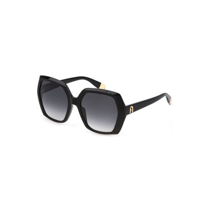 Lunettes de soleil Furla en acétate noir pour femme