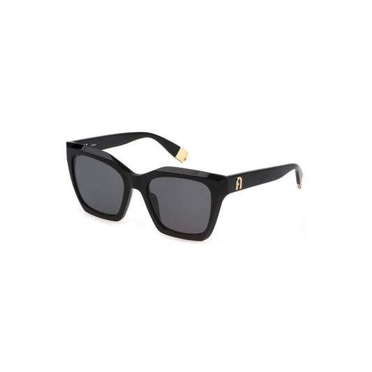 Lunettes de soleil Furla en acétate noir pour femme