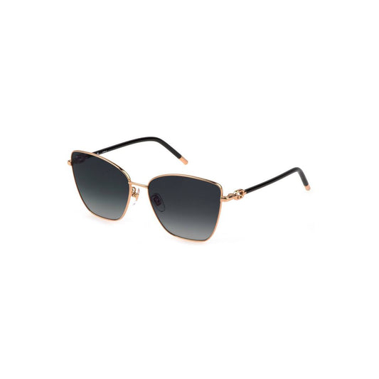 Lunettes de soleil Furla en métal doré