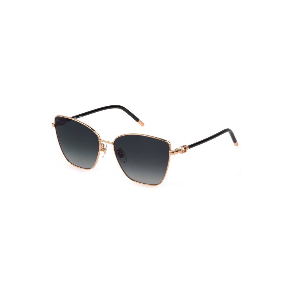 Lunettes de soleil Furla en métal doré