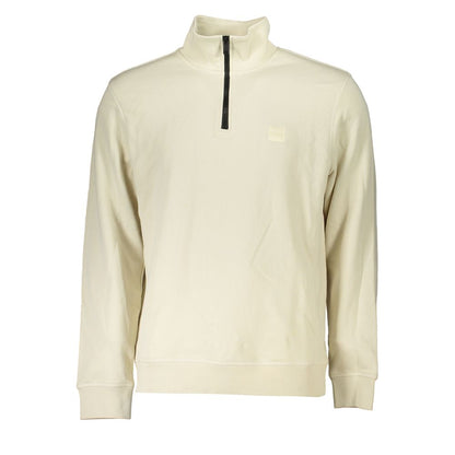 Pull en coton beige Hugo Boss