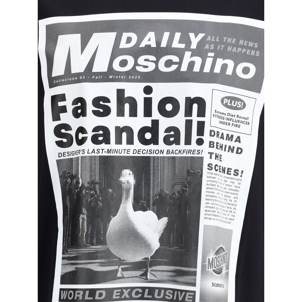 T-shirt Moschino avec maxi imprimé