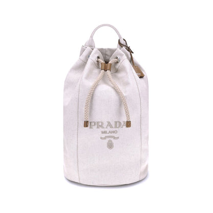 Prada Leinen-Beuteltasche