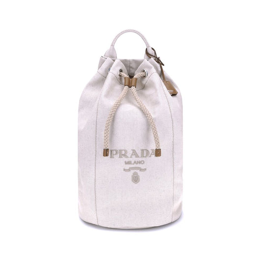Prada Leinen-Beuteltasche