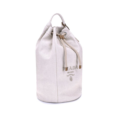 Prada Leinen-Beuteltasche